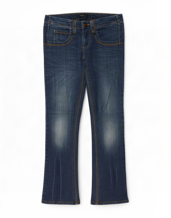 Lee Womens Bootcut Jeans W27 L27 Azul Algodão