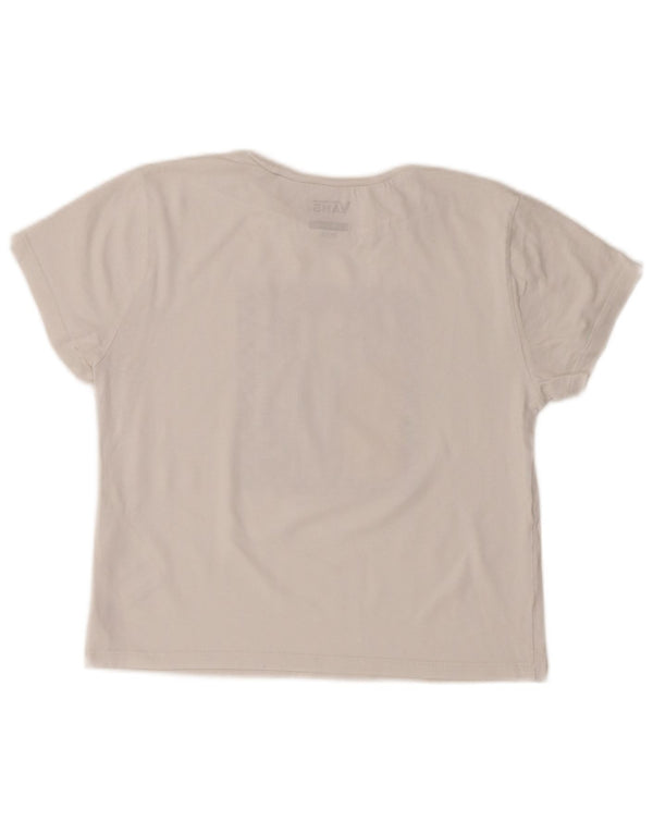 Camiseta Vans Feminina Crop Graphic 14-15 Anos Grande Algodão Branco