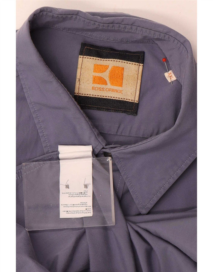 Camisa masculina Hugo Boss 2XL algodão azul