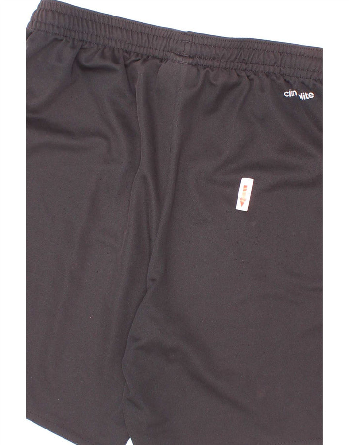 Shorts esportivos Adidas meninos 11-12 anos preto poliéster