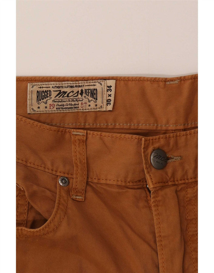Calça Marlboro Classics masculina regular reta casual W30 L34 marrom