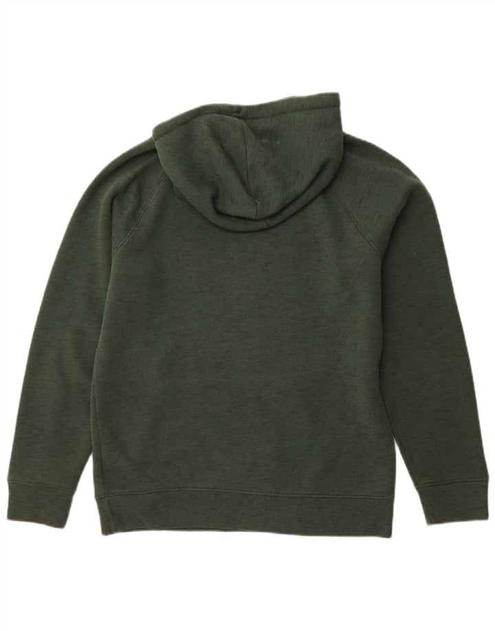 HOLLISTER moletom com capuz masculino pequeno algodão manchado verde