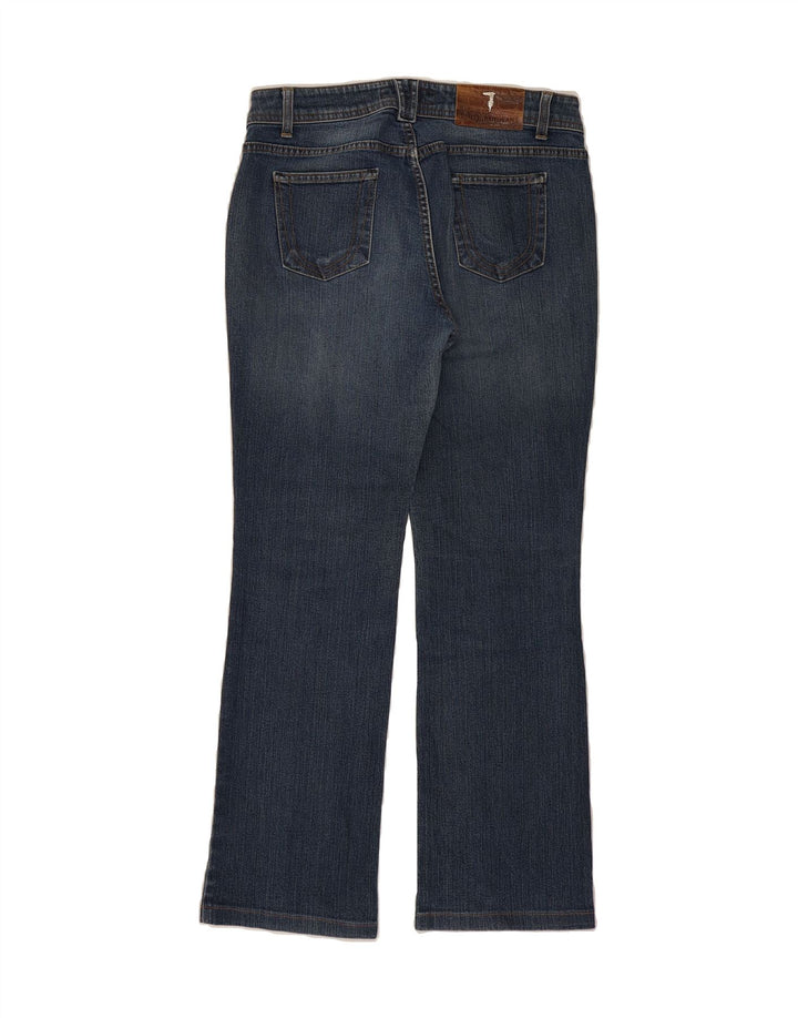 TRUSSARDI Womens Bootcut Jeans W29 L31 Blue Vintage Trussardi and Second-Hand Trussardi from Messina Hembry 
