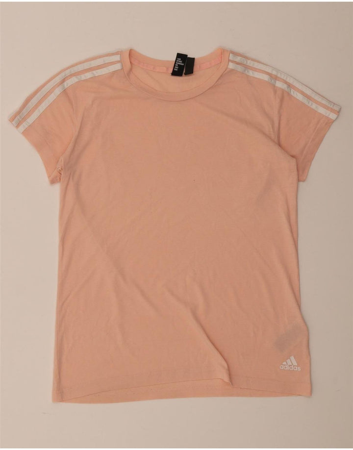 Camiseta feminina Adidas UK 16/18 grande poliéster rosa
