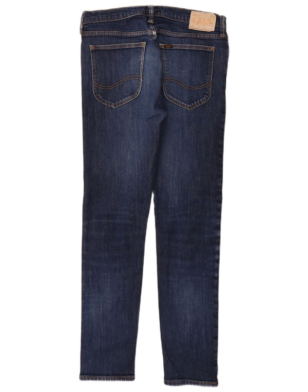 Lee Mens Luke Tapered Jeans Slim W31 L32 Azul Algodão