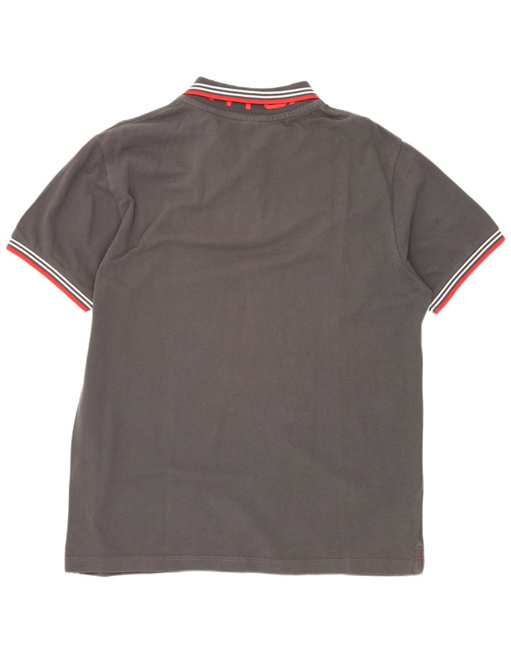 Camisa polo masculina North Sails grande algodão cinza