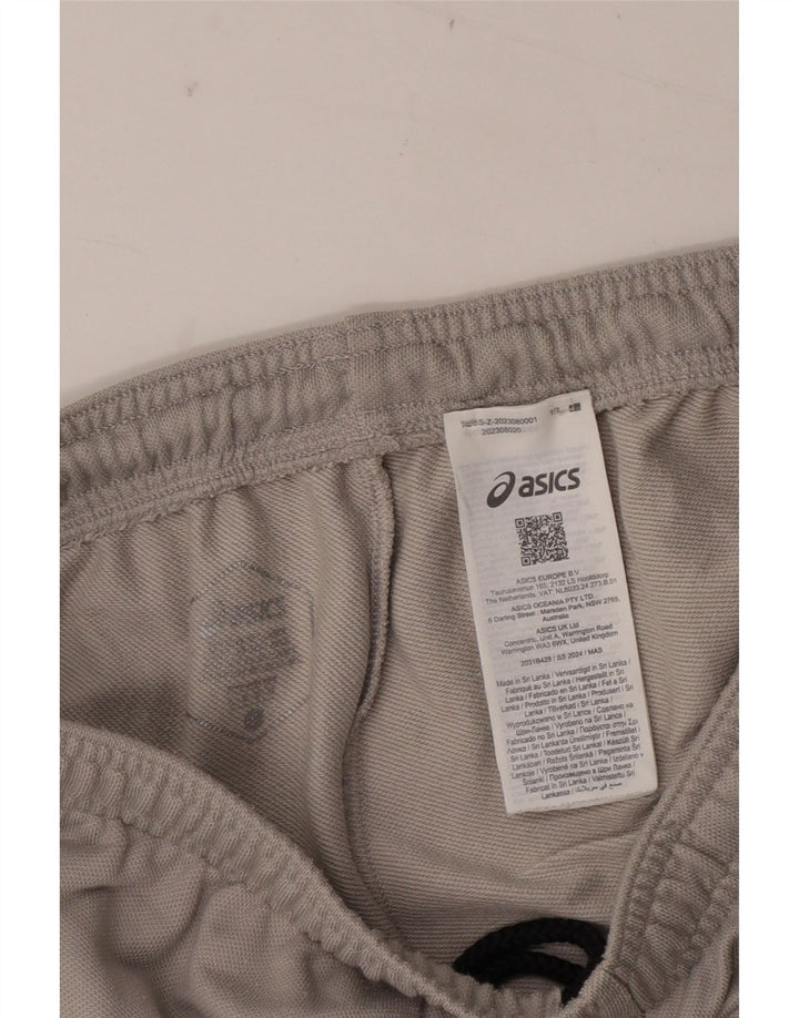 Asics Mens Graphic Tracksuit Calças Joggers Grande Cinza Poliéster