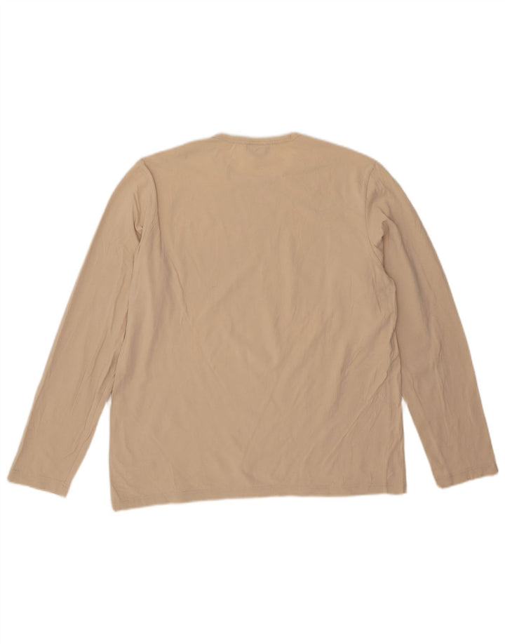 Calvin Klein Jeans Masculino Top Manga Longa XL Bege