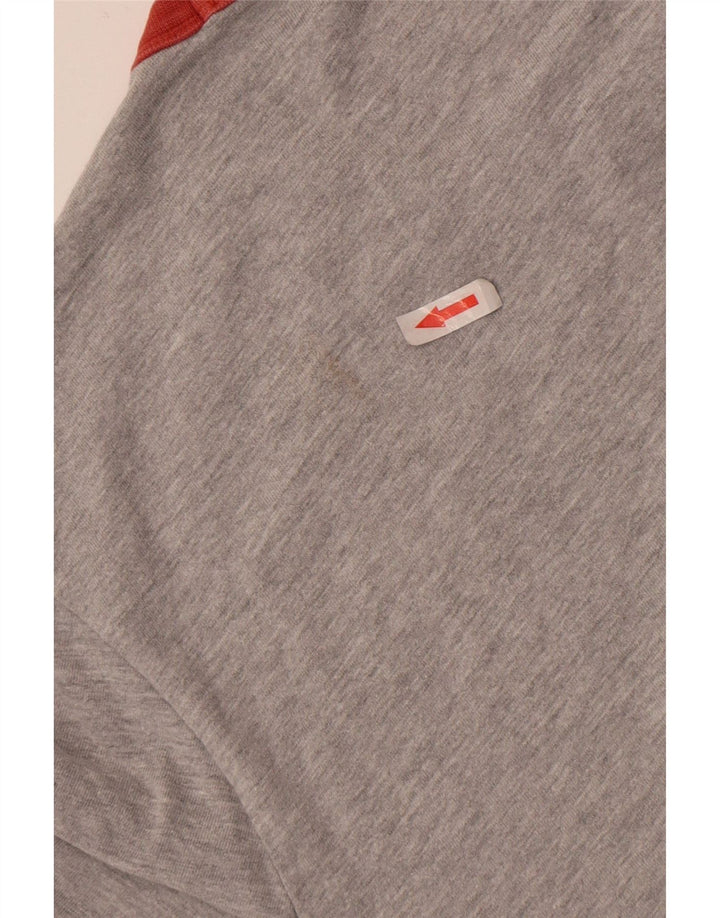 Camiseta masculina Penguin Top grande algodão cinza
