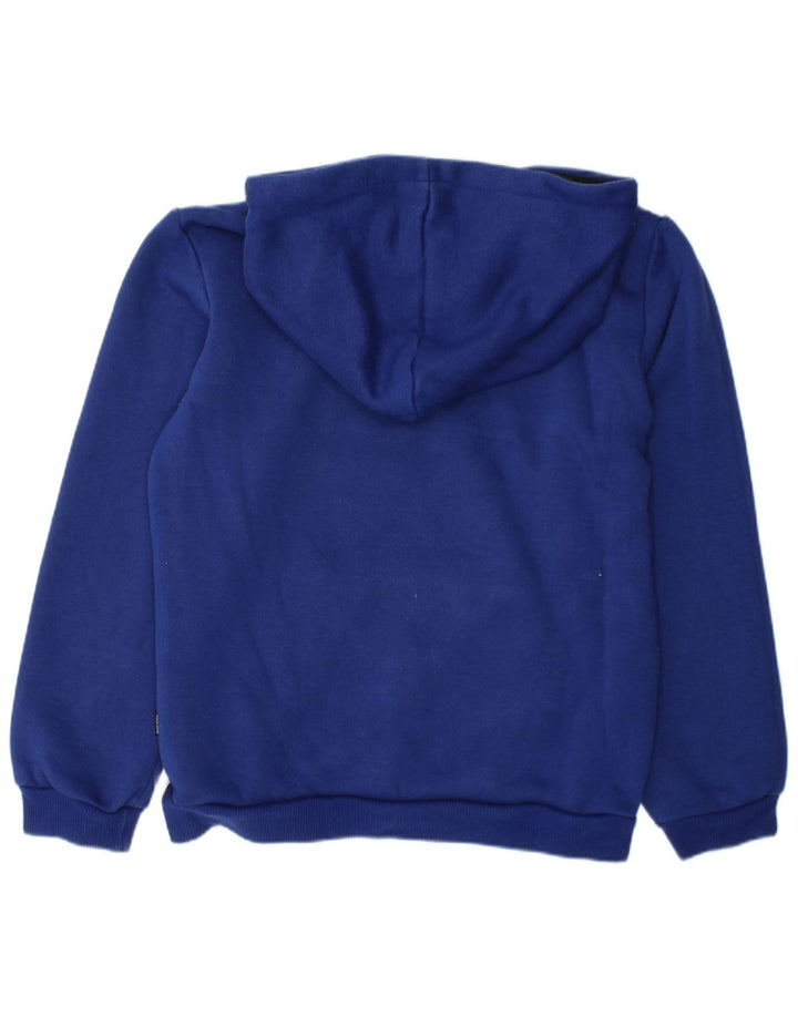 Jumper com capuz gráfico PUMA Boys 7-8 anos algodão azul