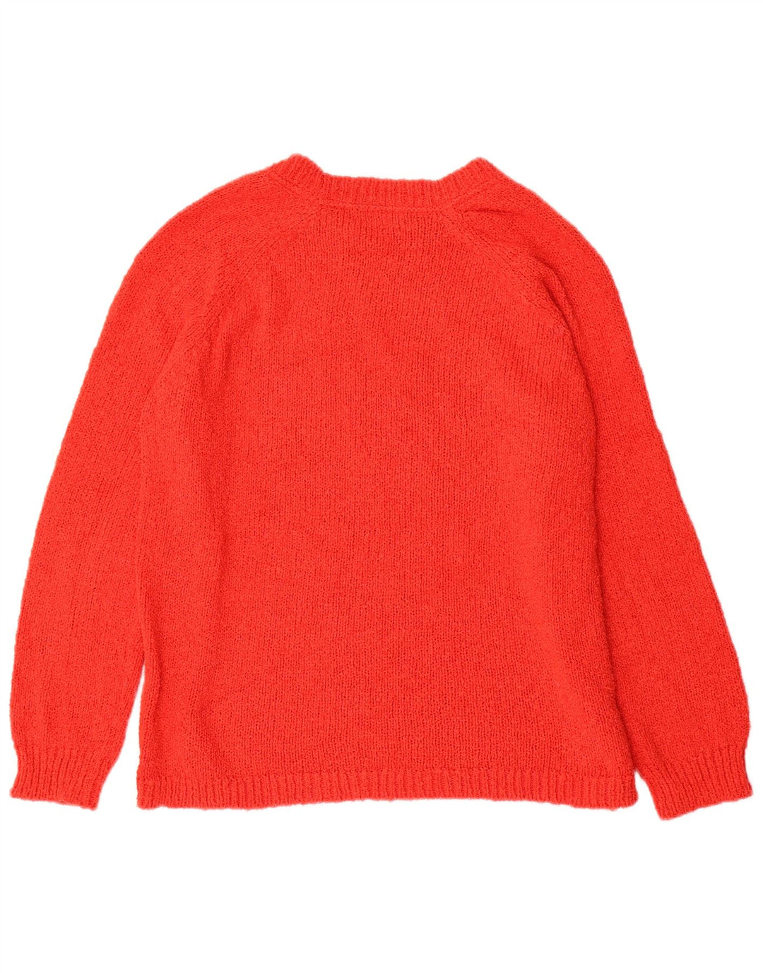 Suéter feminino Marks & Spencer com gola canoa Reino Unido 14 grande vermelho