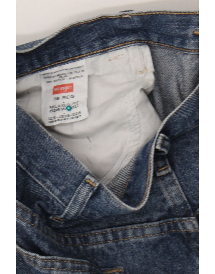 Shorts jeans Wrangler masculino W38 XL azul algodão