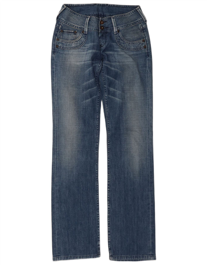 PEPE Jeans Feminino Reto W28 L34 Azul Algodão