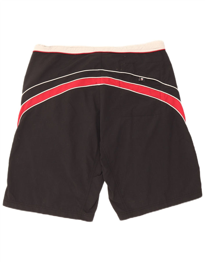 Shorts de natação masculino Champion XL preto colorblock poliéster