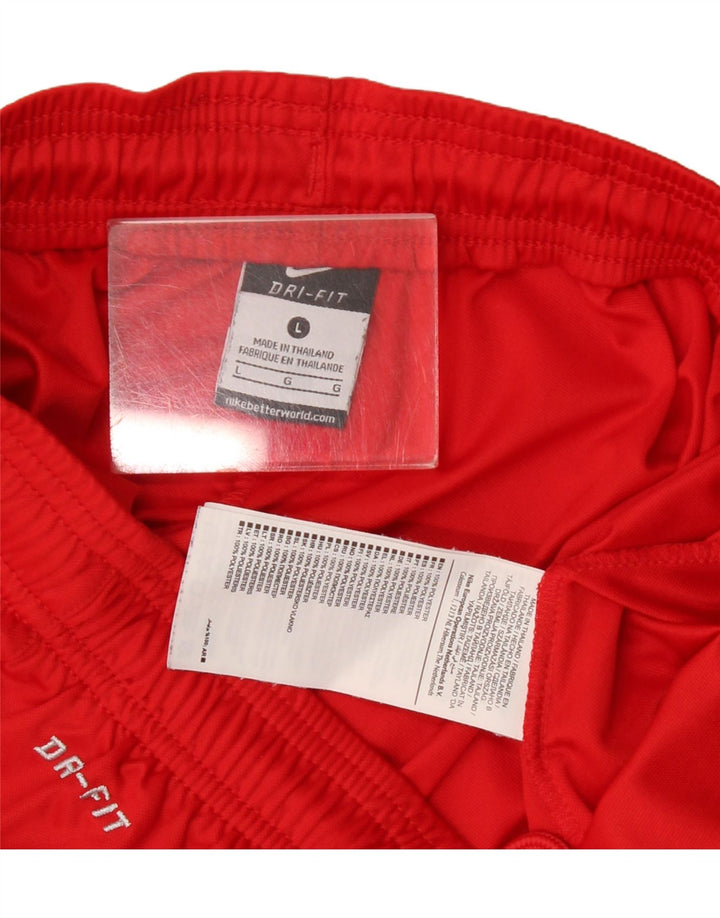 Nike Mens Dri Fit Sport Shorts Grande Poliéster Vermelho