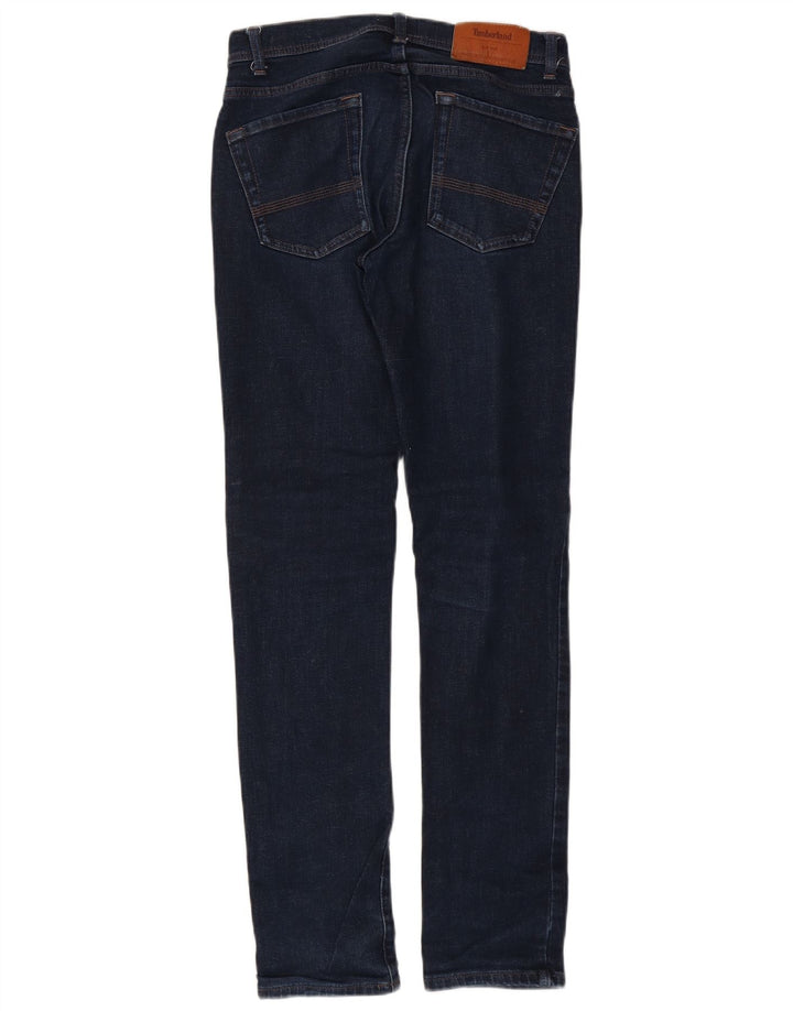 Timberland Jeans Slim Feminino W29 L34 Azul Marinho Algodão