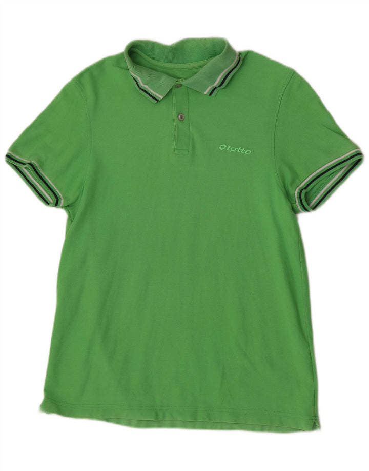 Camisa polo masculina Lotto pequena verde