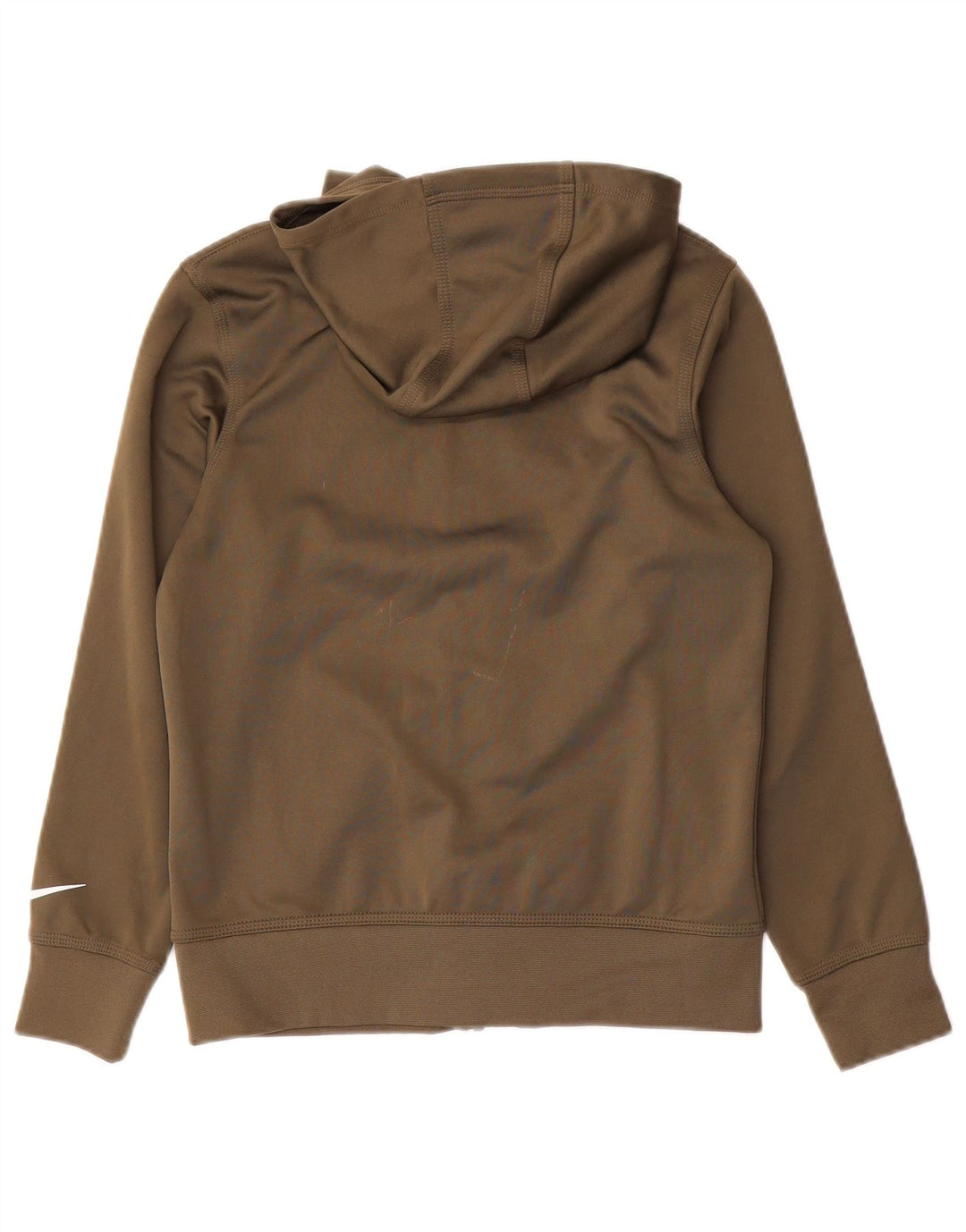 Suéter Nike Boys 3BRAND Zip com capuz 10-11 anos médio cáqui poliéster