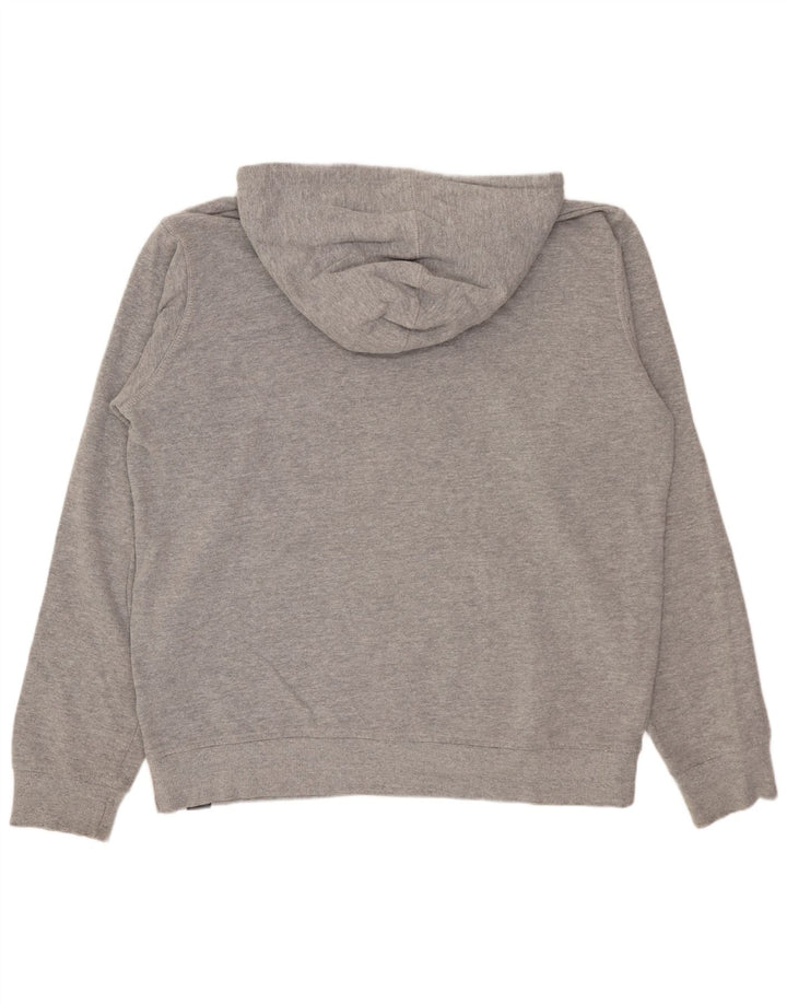 Suéter com capuz gráfico masculino DICKIES grande algodão cinza