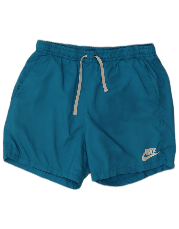 Shorts de natação masculino Nike grande poliéster azul