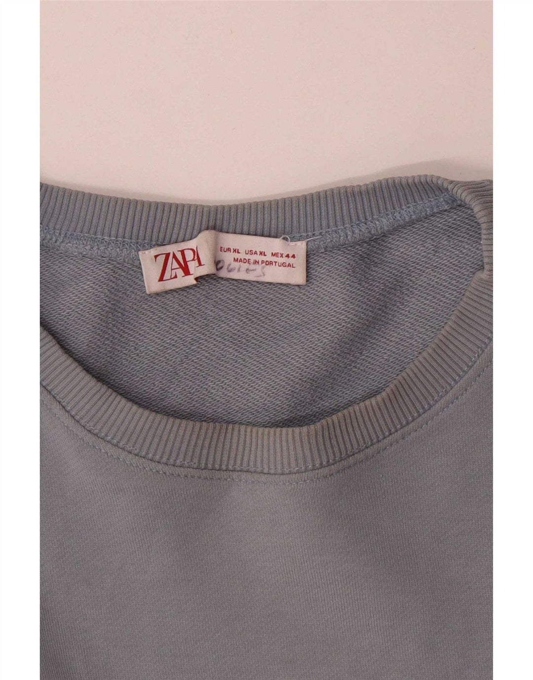 Zara Moletom Masculino Jumper XL Azul Algodão