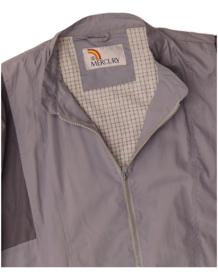 Jaqueta bomber masculina Mercury UK 42 XL roxo colorblock