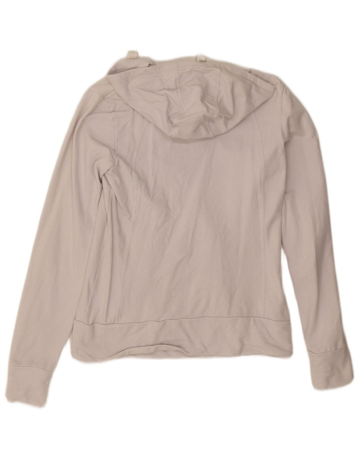 Sergio Tacchini moletom com capuz feminino IT 46 grande algodão branco