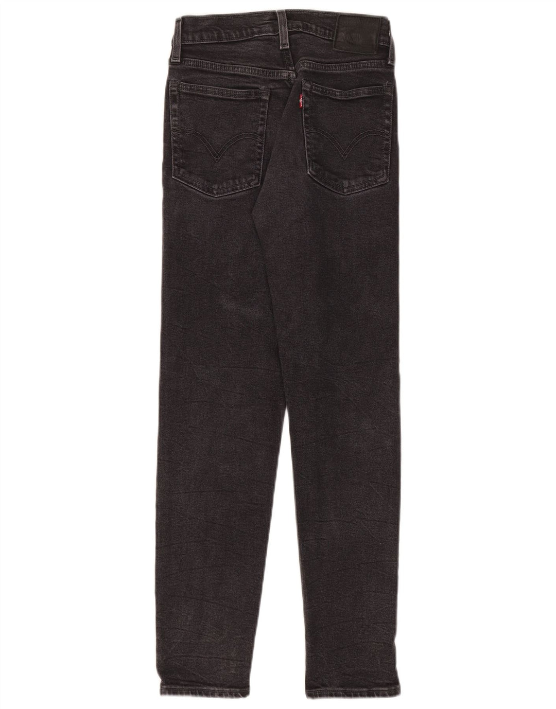 Jeans femininos Levi's Slim W24 L28 algodão cinza