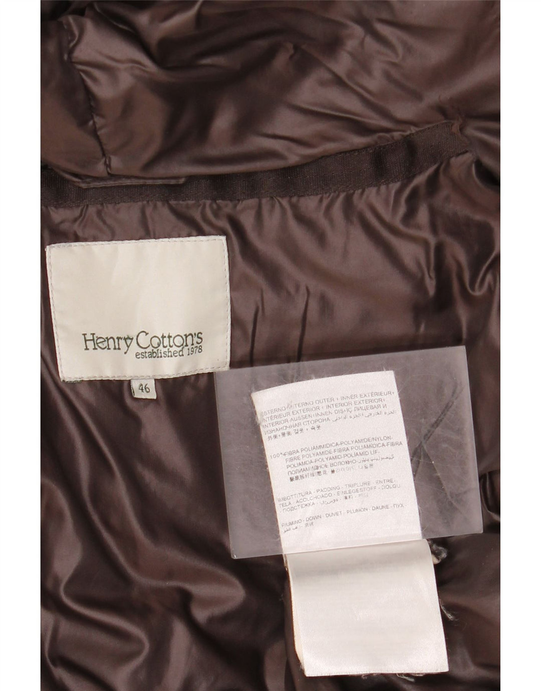 Casaco acolchoado com capuz feminino IT 46 Grande