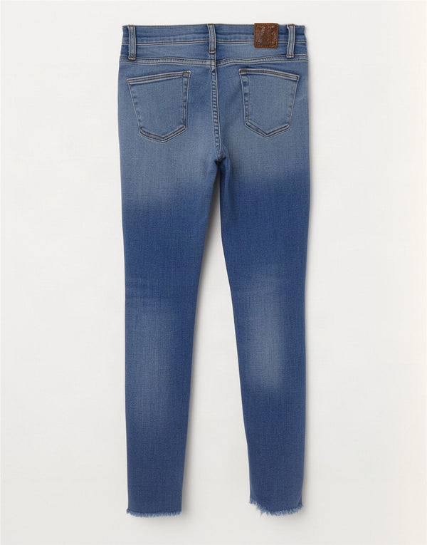 Calça jeans skinny feminina Zara EU 34 2XS W24 L26 azul