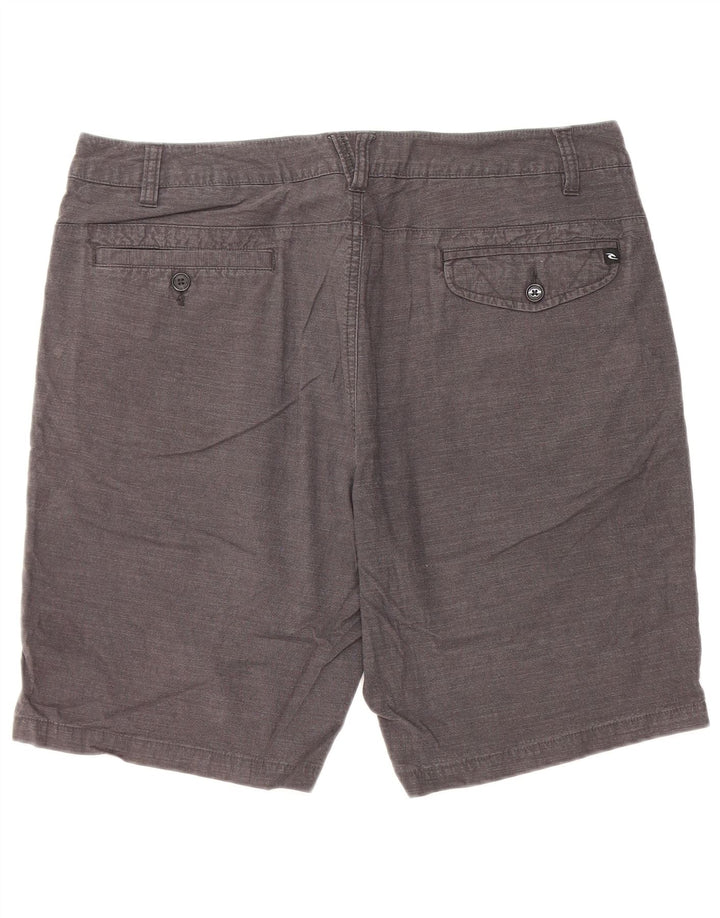 Rip Curl Mens Chino Shorts W34 Grande Algodão Cinza