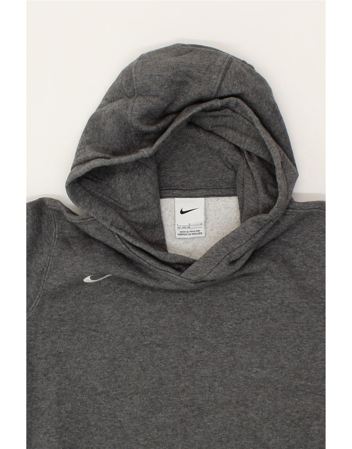 NIKE Boys Hoodie Jumper 12-13 Years Large Grey Cotton Vintage Nike and Second-Hand Nike from Messina Hembry 