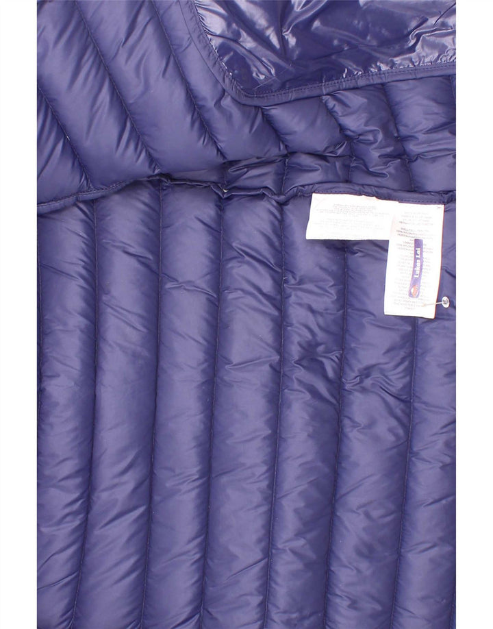 Jaqueta acolchoada com capuz para meninos Polo Ralph Lauren 5-6 anos azul marinho poliéster