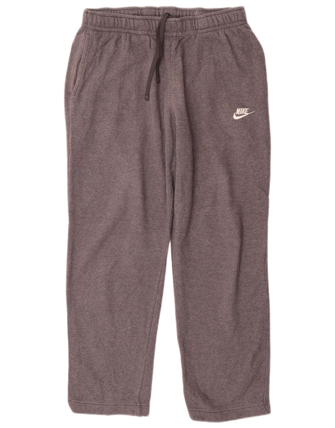 Calça de treino masculina Nike grande algodão cinza