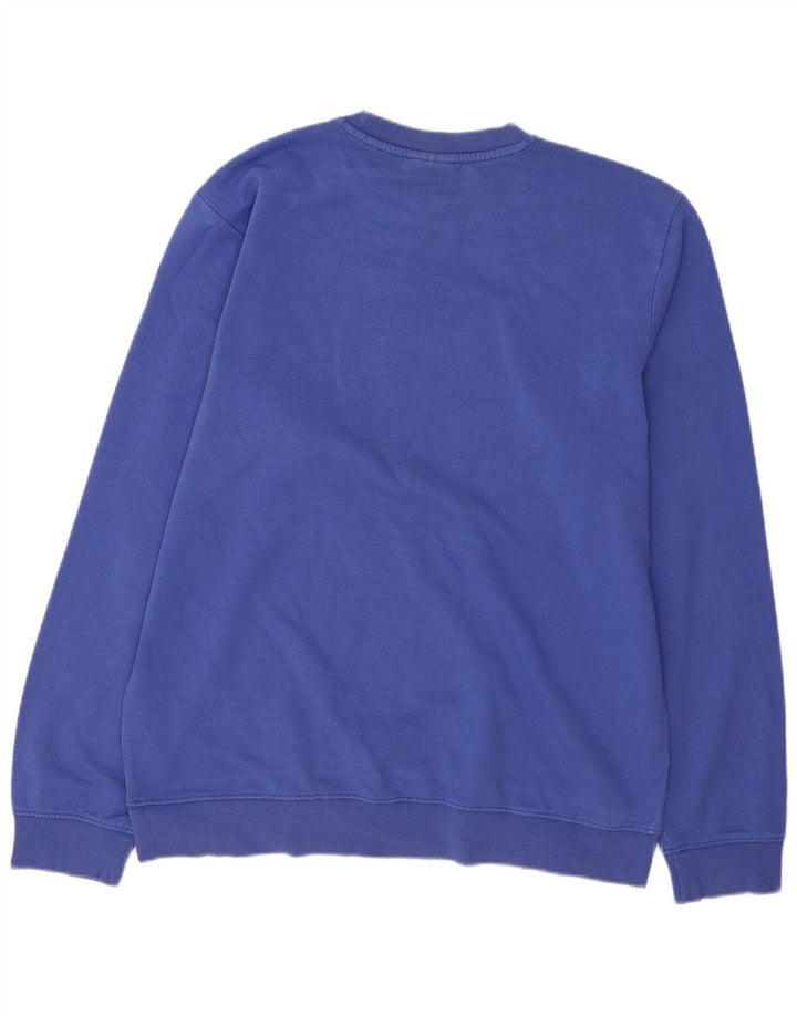 Kappa moletom gráfico masculino jumper 2XL algodão azul