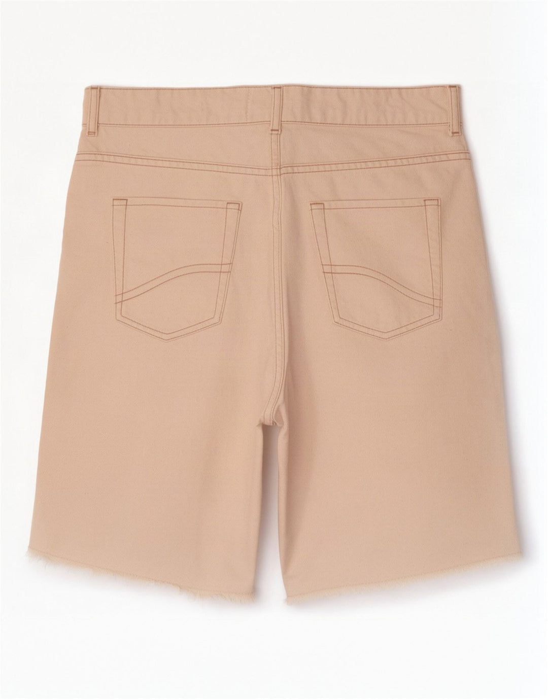 Fat Face Womens Fleet Bermuda Denim Shorts Reino Unido 12 Médio W30 Off White