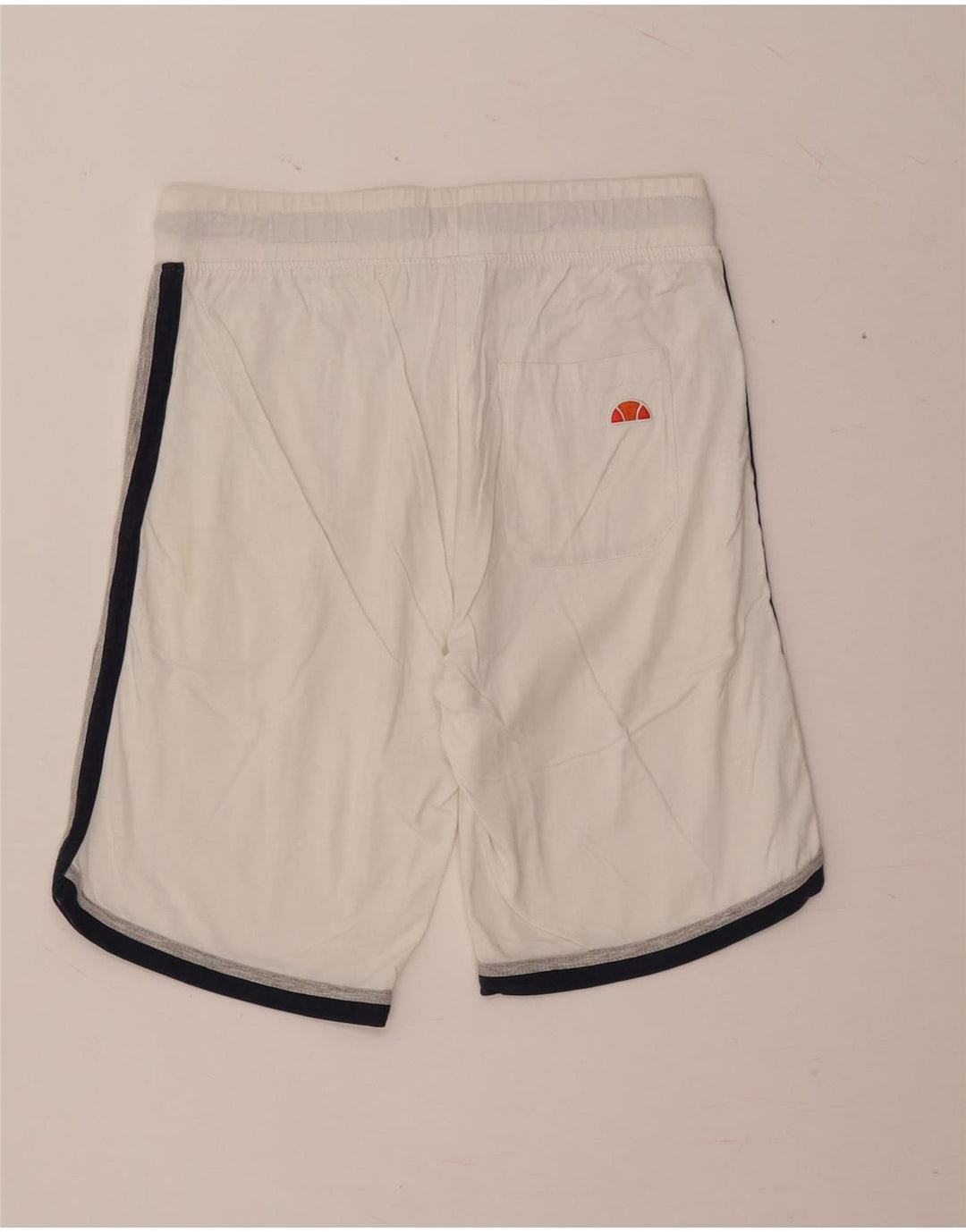 Shorts esportivo gráfico feminino Ellesse Reino Unido 16 grande algodão branco