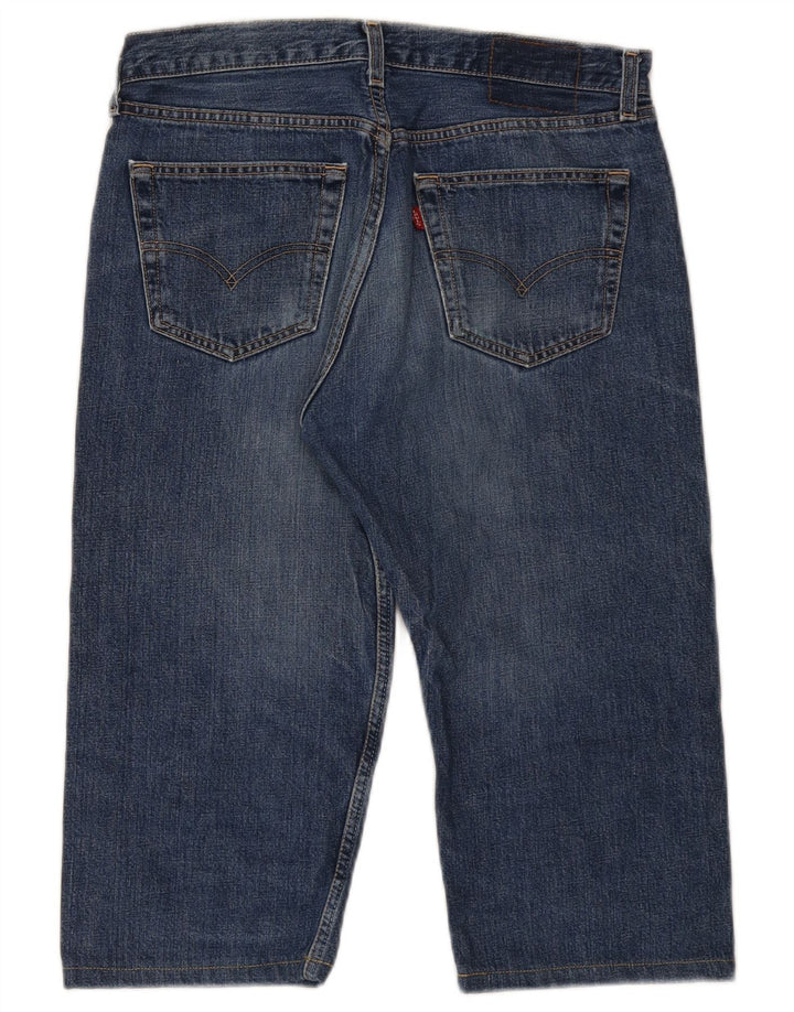 Levi's Masculino Capri Jeans Tamanho 34 W34 L17 Azul Algodão