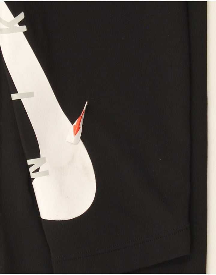 Leggings Nike Dri Fit Graphic UK 12 Médio Preto Poliéster