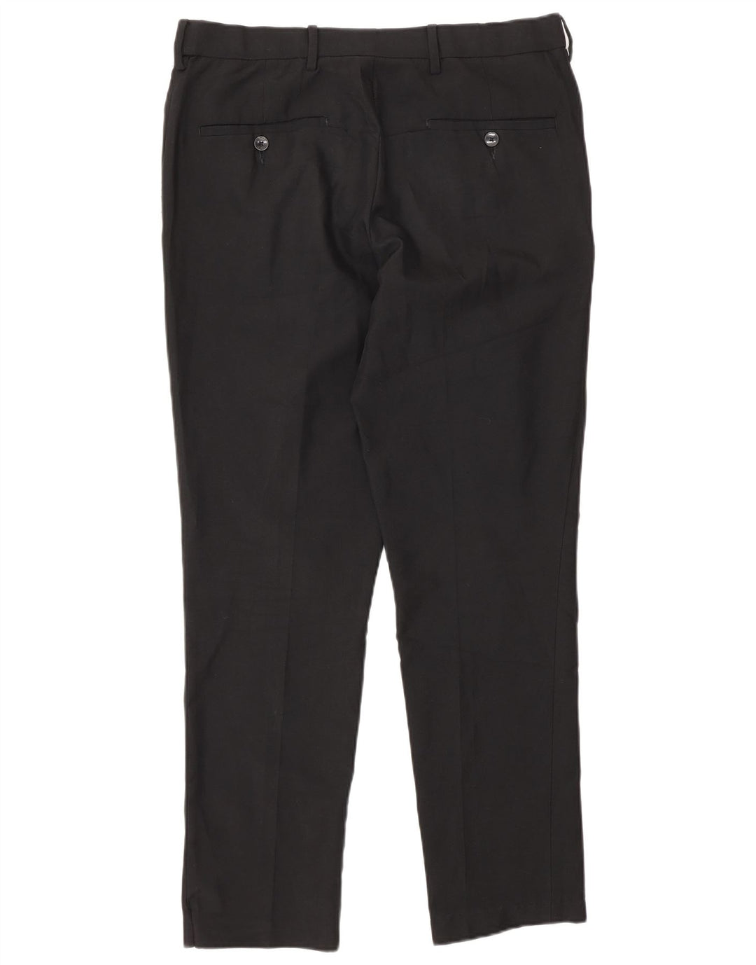 Calça Chino Masculina Slim Fit Marks & Spencer W32 L29 Poliéster Preto