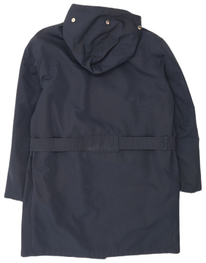 Casaco corta-vento masculino NINO solto com capuz UE 48 médio azul marinho