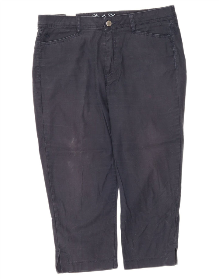 Bermuda Chino Feminina Vintage W40 2XL Azul Marinho