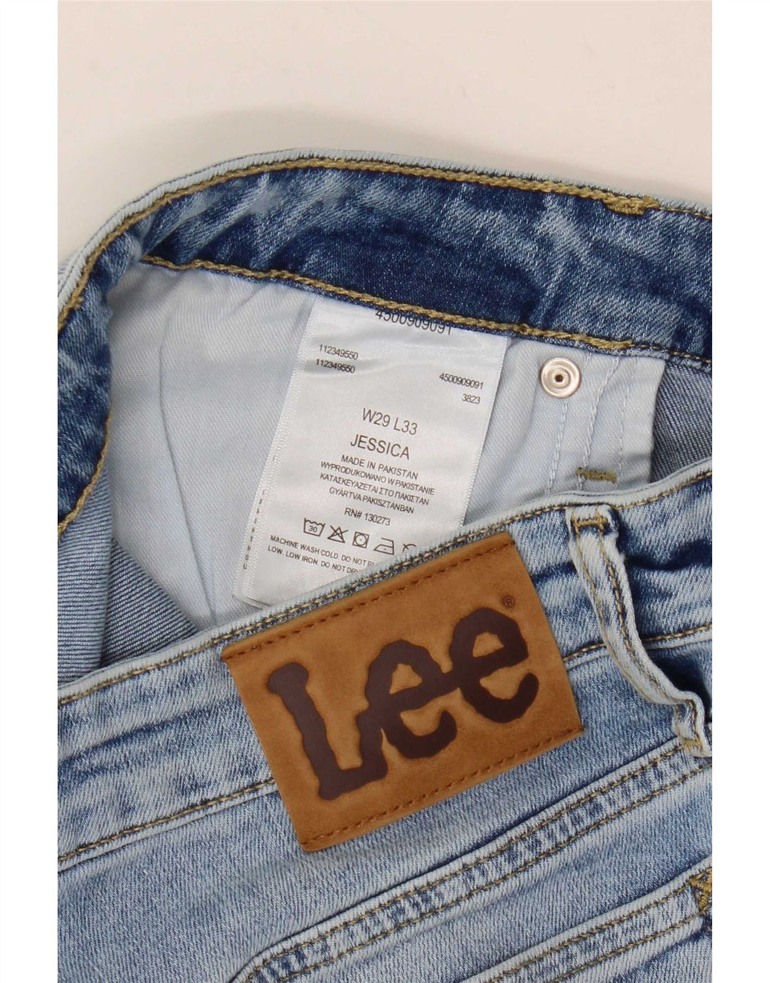 Lee Womens Jessica Bootcut Jeans W29 L27 Azul Algodão