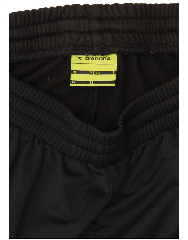 Calça de treino masculina Diadora pequena poliéster preto