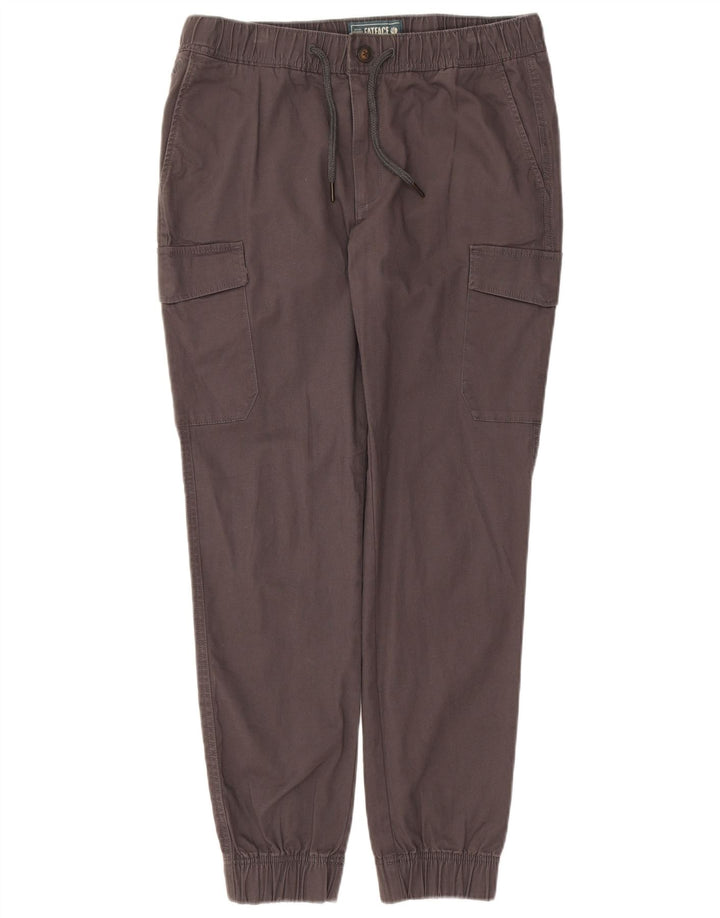 Calça cargo masculina Fat Face Joggers W34 L29 algodão cinza