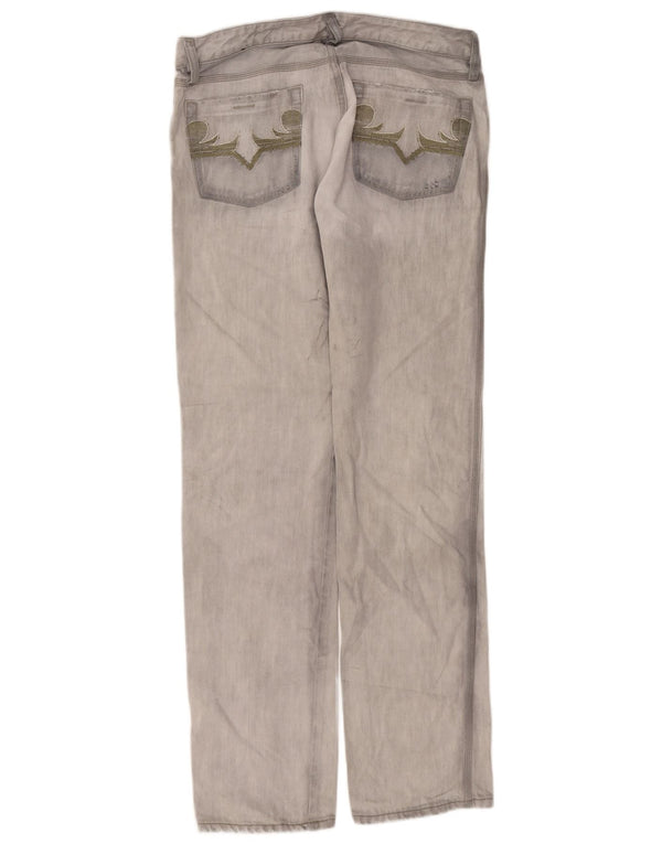 Jeans retos masculinos Diesel W32 L34 algodão cinza