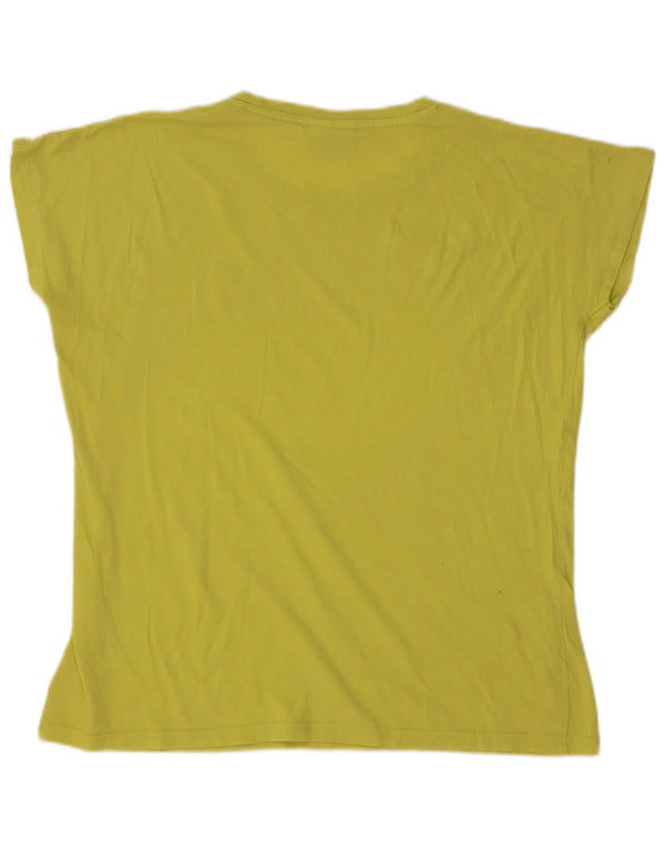 Camiseta feminina AUSTRALIAN L'ALPINA UK 16 grande amarelo