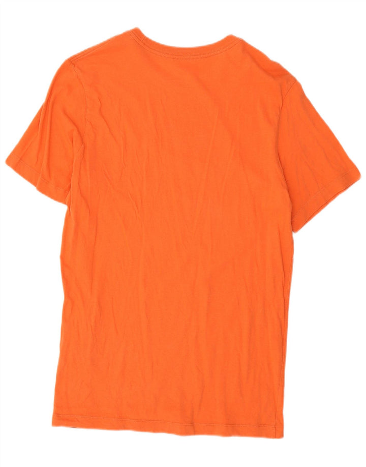 Camiseta Nike masculina gráfica Top médio algodão laranja