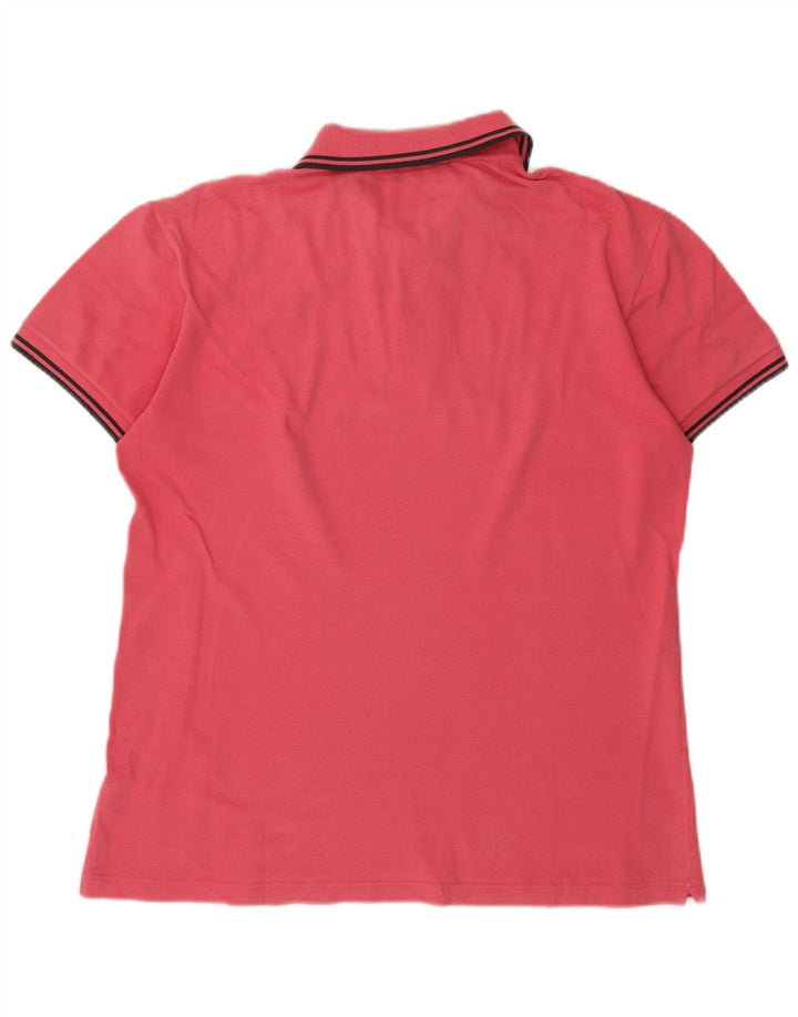 Camisa polo masculina Fred Perry médio algodão rosa