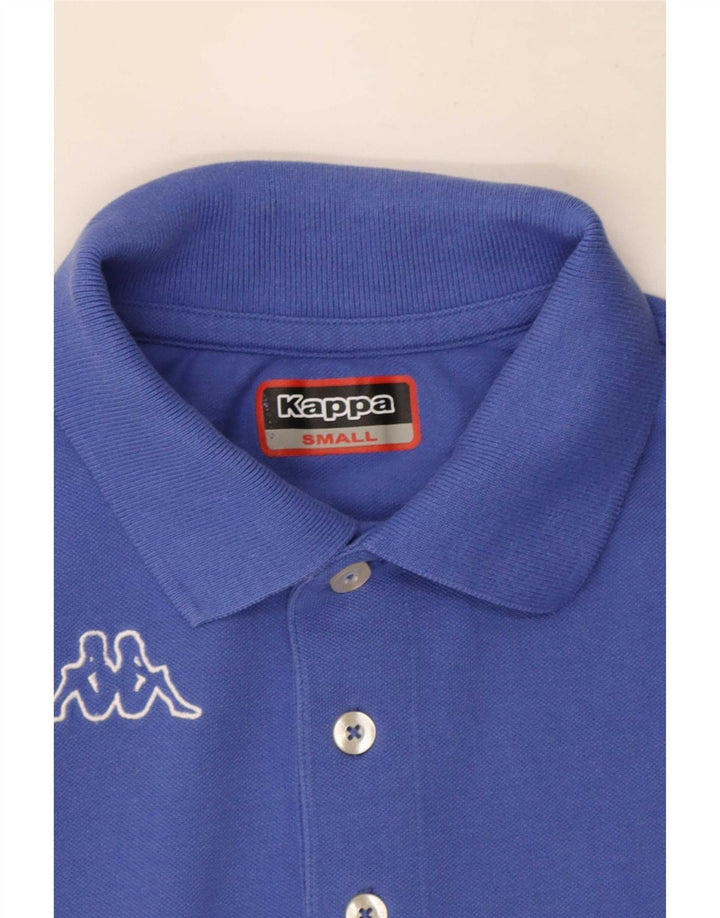 Camisa polo masculina Kappa pequena azul